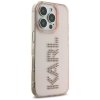 Etui Karl Lagerfeld IML Rhinestones Logo do iPhone 16 Pro różowy